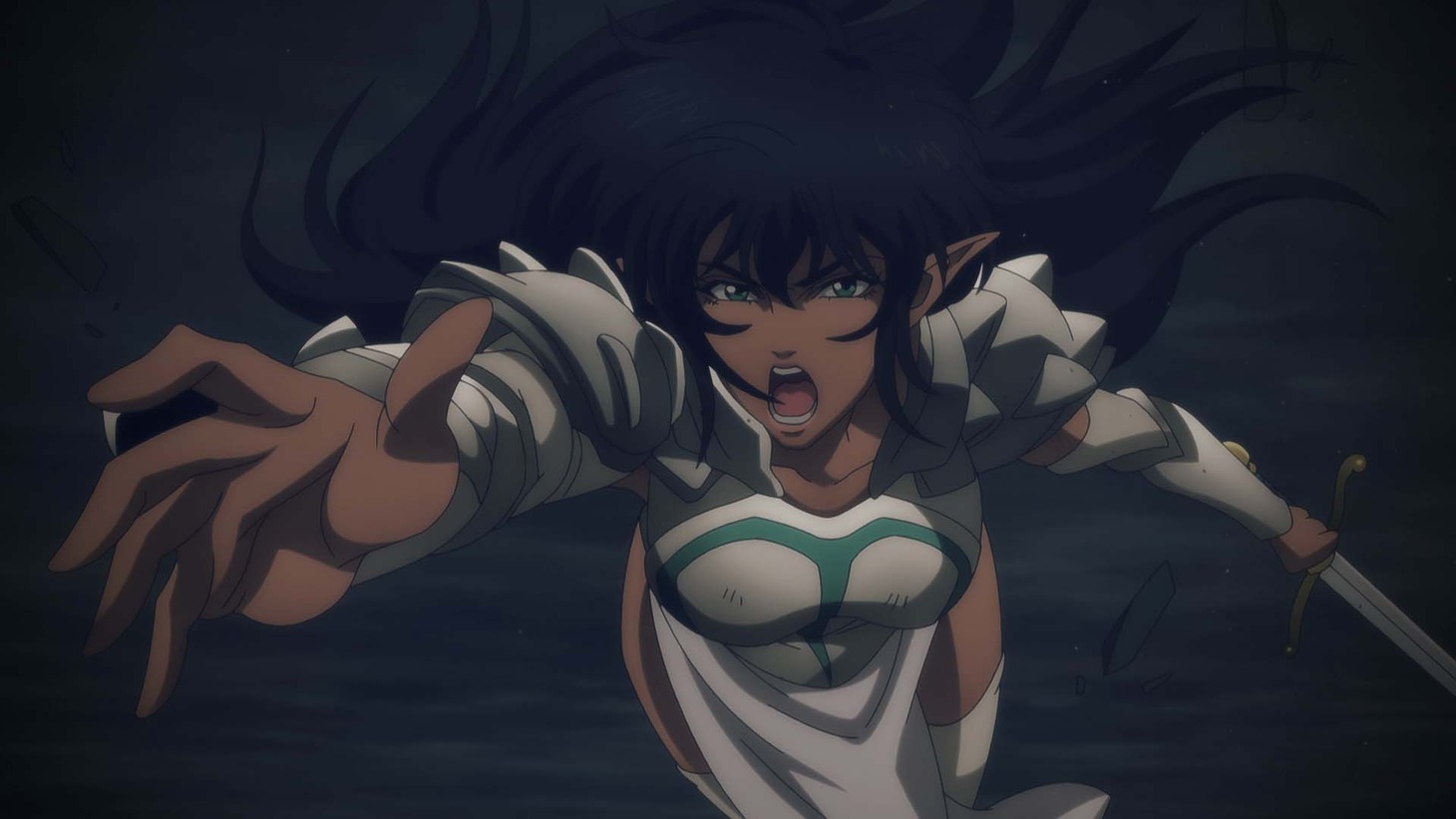 アニメ「BASTARD!!―暗黒の破壊神―」2クール目新PVより。(c)萩原一至/集英社・BASTARD!! 製作委員会