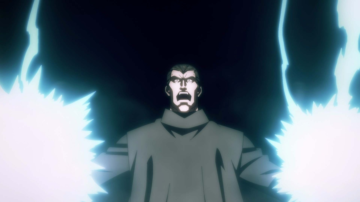 アニメ「BASTARD!!―暗黒の破壊神―」2クール目新PVより。(c)萩原一至/集英社・BASTARD!! 製作委員会