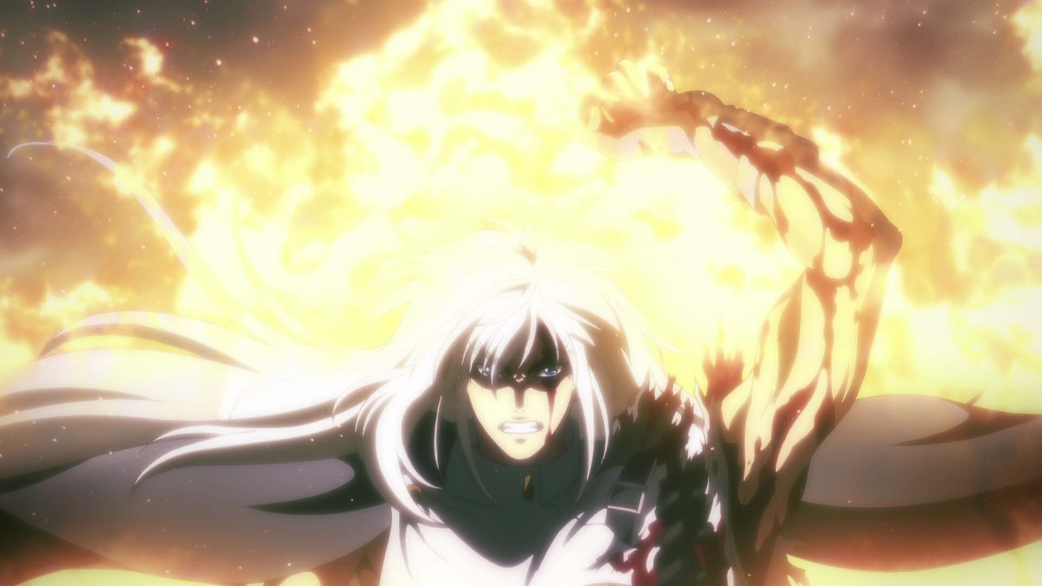 アニメ「BASTARD!!―暗黒の破壊神―」2クール目新PVより。(c)萩原一至/集英社・BASTARD!! 製作委員会