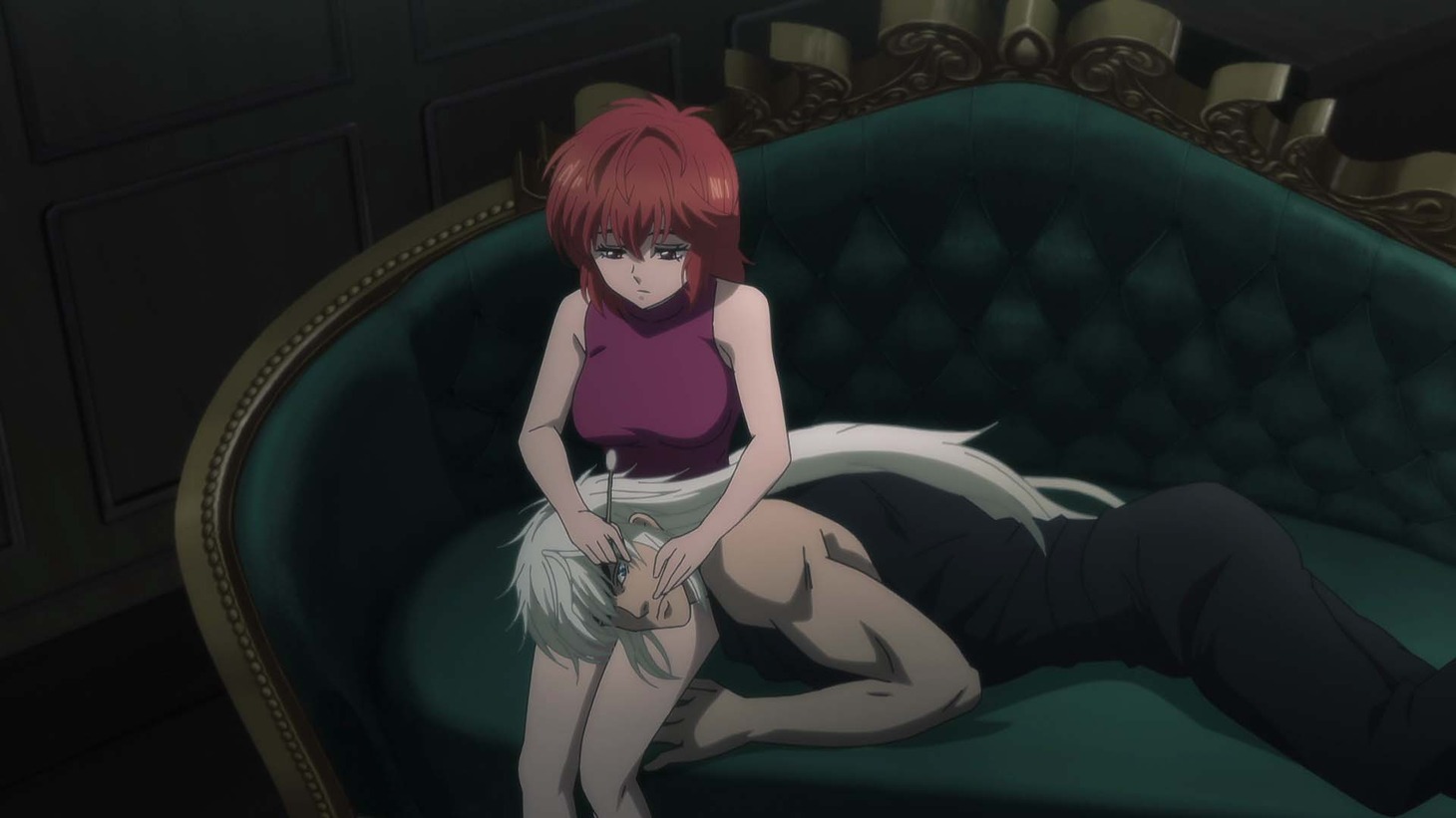 アニメ「BASTARD!!―暗黒の破壊神―」2クール目新PVより。(c)萩原一至/集英社・BASTARD!! 製作委員会