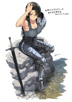 楓子による応援イラスト。 (c)楓子