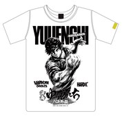 「漫画 ゆうえんち-バキ外伝-」と「バキ道」のコラボTシャツ。