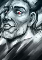 柳龍光のイラスト。久我重明