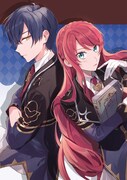 「悪役令嬢と悪役令息が、出逢って恋に落ちたなら ～名無しの精霊と契約して追い出された令嬢は、今日も令息と競い合っているようです～」より。