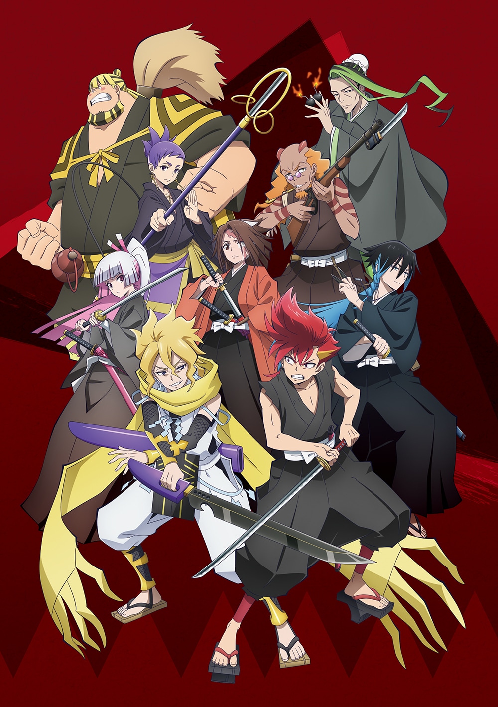 アニメ「ブッチギレ！」Blu-ray / DVD-BOXのジャケット。