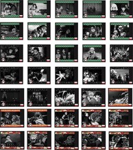 ガムの包み紙のデザイン一覧（全35種）。 (c)吾峠呼世晴／集英社・アニプレックス・ufotable