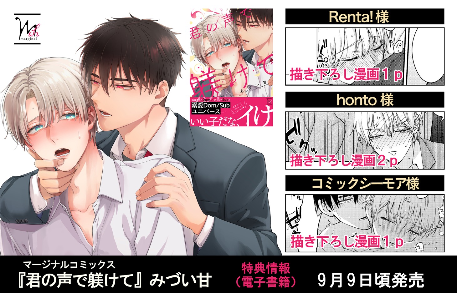 「君の声で躾けて」店舗特典一覧