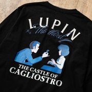 「カリオストロの城 長袖Tシャツ フラッグ ブラック」