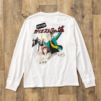 「カリオストロの城 長袖Tシャツ ロゴ オフホワイト」