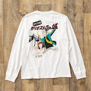 「カリオストロの城 長袖Tシャツ ロゴ オフホワイト」
