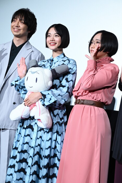 左から三浦大知、杉咲花、悠木碧。