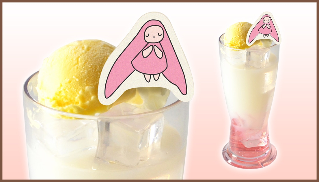 ちょっぴー ちょびっツ』ちぃのピーチドリンク」 - CLAMP画業30周年記念のコラボ