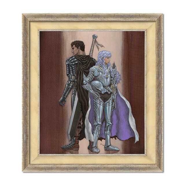 「キャラファイングラフ CONVEX」より、「＃01 ガッツとグリフィス」。