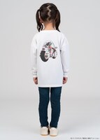キッズ長袖Tシャツ「バイク」