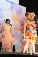 井口裕香の声に合わせて動くキュアヤムヤム。