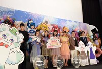 「映画デリシャスパーティ♡プリキュア 夢みる♡お子さまランチ！」の完成披露舞台挨拶より。