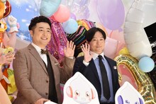 左から水田信二、川西賢志郎。