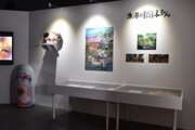 「漁港の肉子ちゃん」の展示スペース。