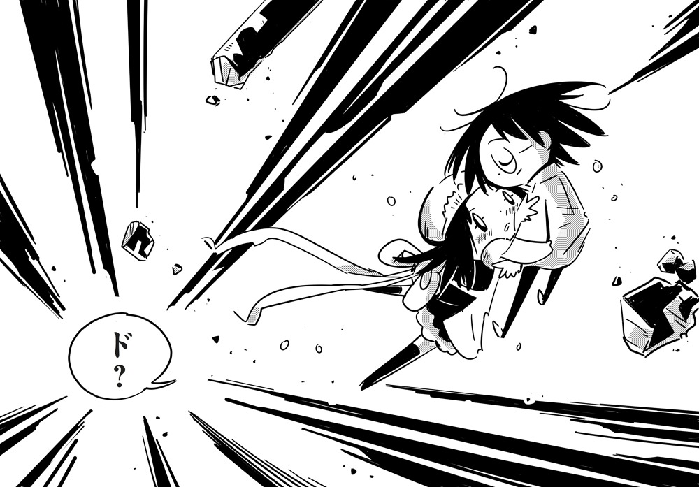 描き下ろしページのサンプル。