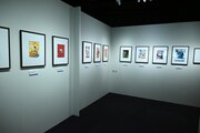 「金色のガッシュ!!と雷句誠原画展」の様子。