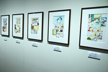 「金色のガッシュ!!と雷句誠原画展」の様子。