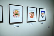 「金色のガッシュ!!と雷句誠原画展」の様子。