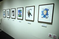 「金色のガッシュ!!と雷句誠原画展」の様子。