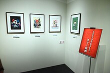 「金色のガッシュ!!と雷句誠原画展」の様子。