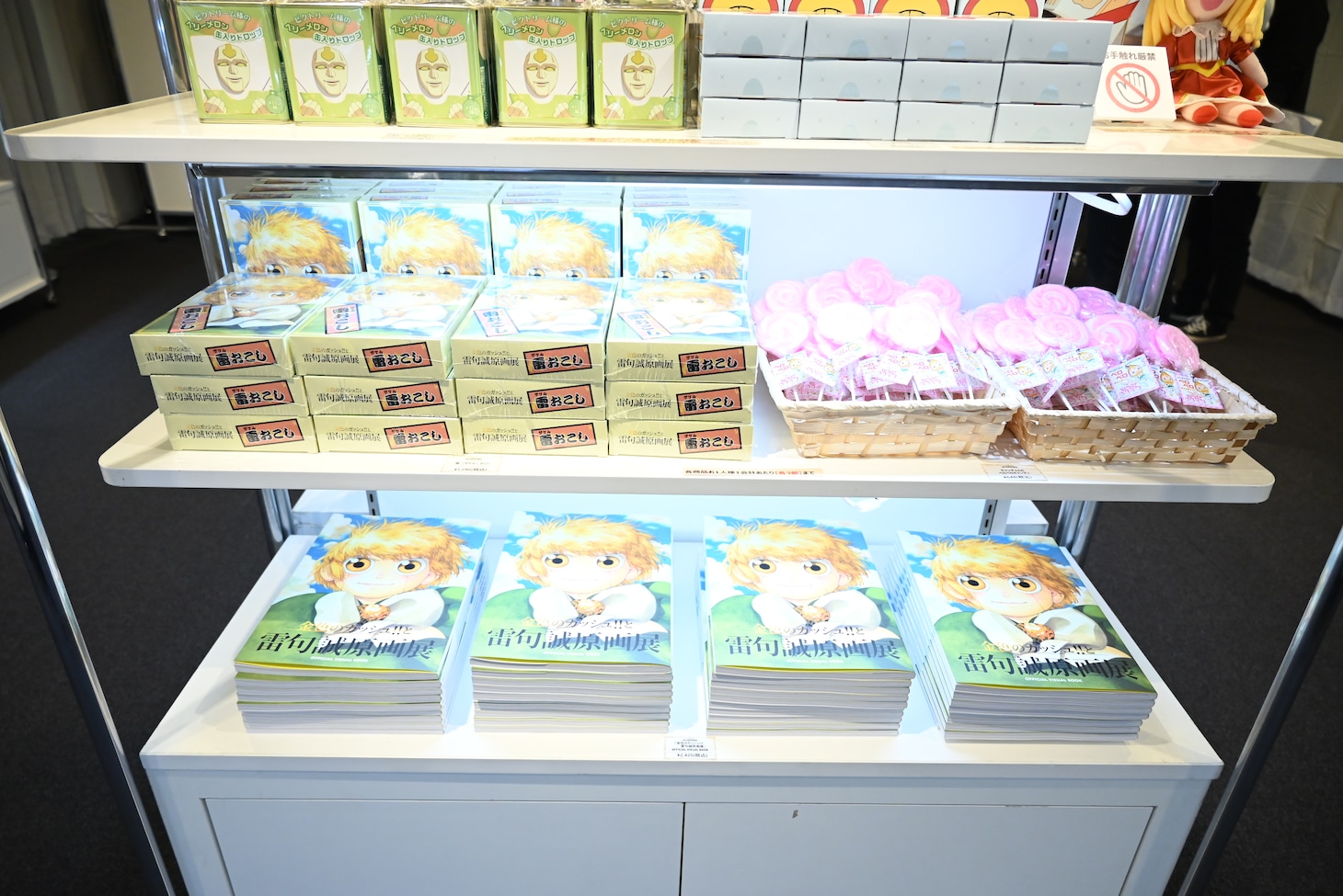 「金色のガッシュ!!と雷句誠原画展」の様子。