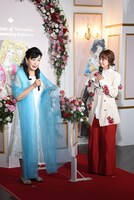 「誕生50周年記念 ベルサイユのばら展ーベルばらは永遠にー」のオープニングセレモニーより。