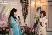 「誕生50周年記念 ベルサイユのばら展ーベルばらは永遠にー」のオープニングセレモニーより。