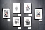 「ドロヘドロ原画展FINAL ~林田球の世界~」の様子。