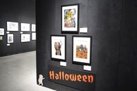 「ドロヘドロ原画展FINAL ～林田球の世界～」の様子。