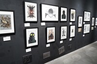 「ドロヘドロ原画展FINAL ～林田球の世界～」の様子。