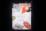 「ドロヘドロ原画展FINAL ~林田球の世界~」の様子。