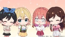 TVアニメ「彼女、お借りします」第3期制作決定特報より。