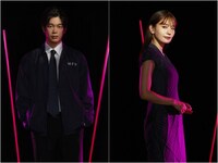 左から井之脇海扮する神志名将、中村ゆり扮する早瀬かの子。