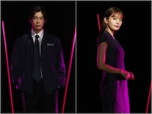 左から井之脇海扮する神志名将、中村ゆり扮する早瀬かの子。