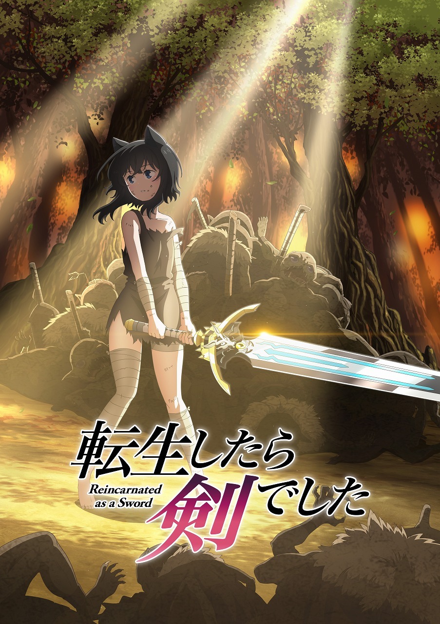 TVアニメ「転生したら剣でした」キービジュアル (c)棚架ユウ・るろお／マイクロマガジン社／転剣製作委員会