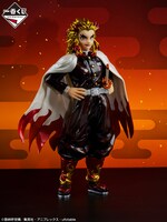 ラストワン賞で手に入るメタリック仕様の「MASTERLISE 煉獄杏寿郎 フィギュア」。