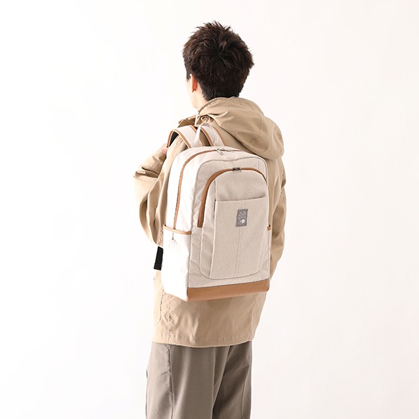 バックパックの使用イメージ。