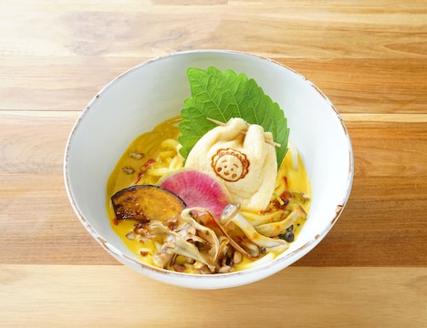 「コジコジのパンプキンクリームうどん」