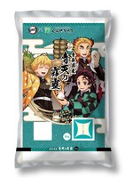 鬼滅の刃」×むらせライスのコラボ米「青森県産 青天の霹靂（3kg）」。