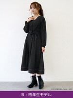 「忍たま乱太郎 カシュクールワンピース」の四年生モデル。