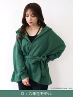 「忍たま乱太郎 カシュクールパーカー」の六年生モデル。