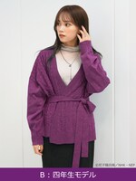 「忍たま乱太郎 ニットカーディガン」の四年生モデル。