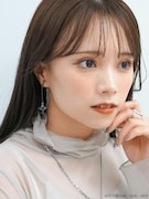アクセサリーの着用例。
