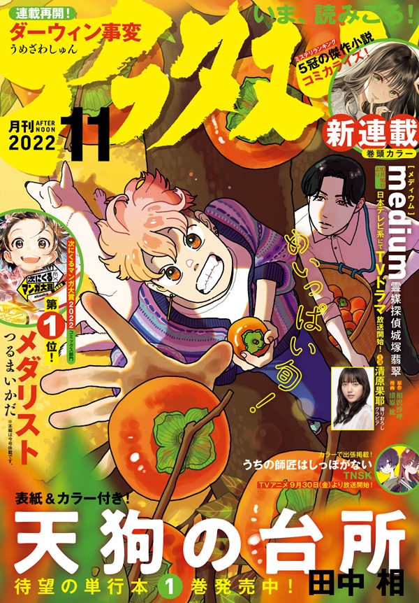 月刊アフタヌーン11月号