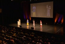 「文化放送 超！A&G+『徳井青空・久保ユリカ アルマギア情報局』公開収録」の様子。