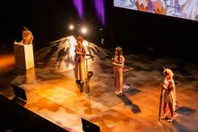 「文化放送 超！A&G+『徳井青空・久保ユリカ アルマギア情報局』公開収録」の様子。